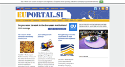 Desktop Screenshot of euportal.si